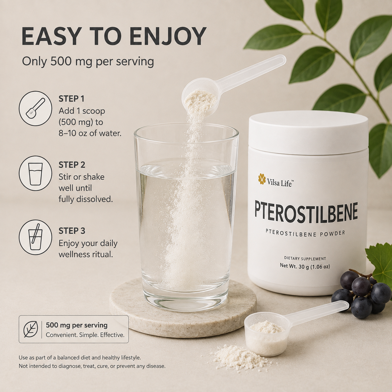 Pterostilbene-Daily Antioxidant & Cellular Wellness Support
