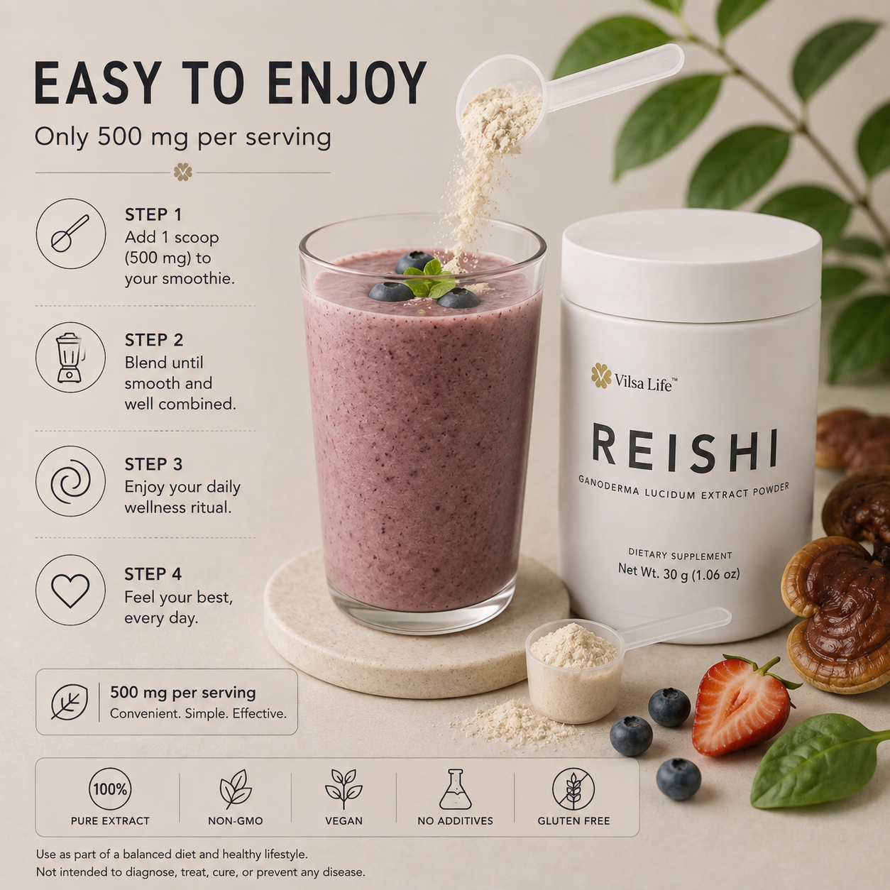 Reishi-Daily Immune & Wellness Support