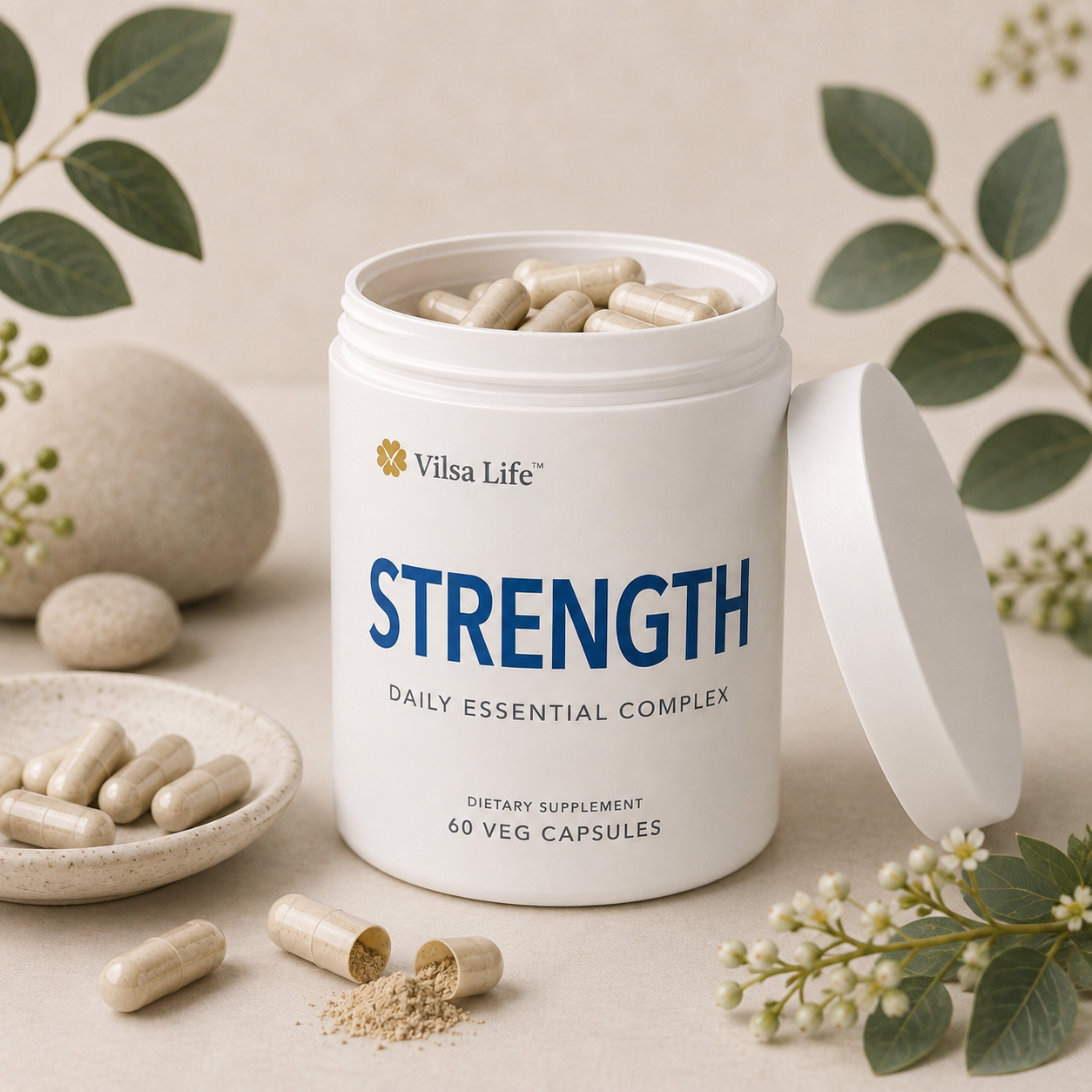 Strength-Daily Men’s Hair Strength & Wellness Support