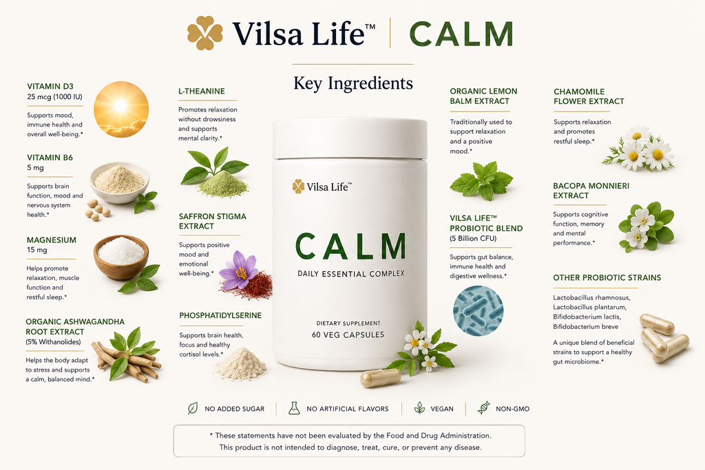 Vilsa Life ™Calm-Daily Calm & Stress Support