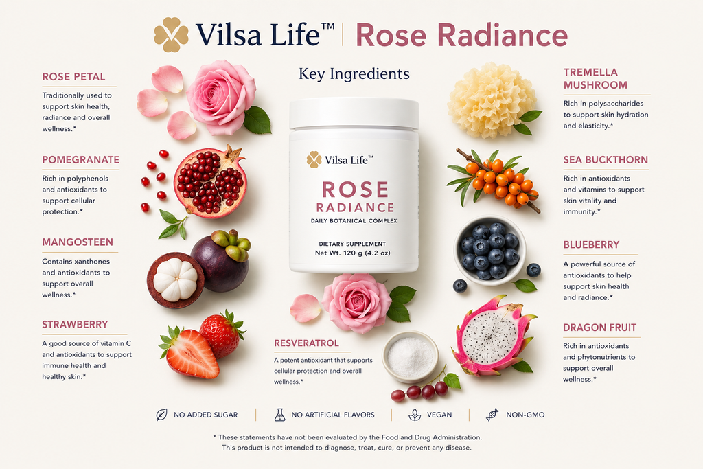 Vilsa Life ™ Rose-Botanical Beauty & Everyday Wellness