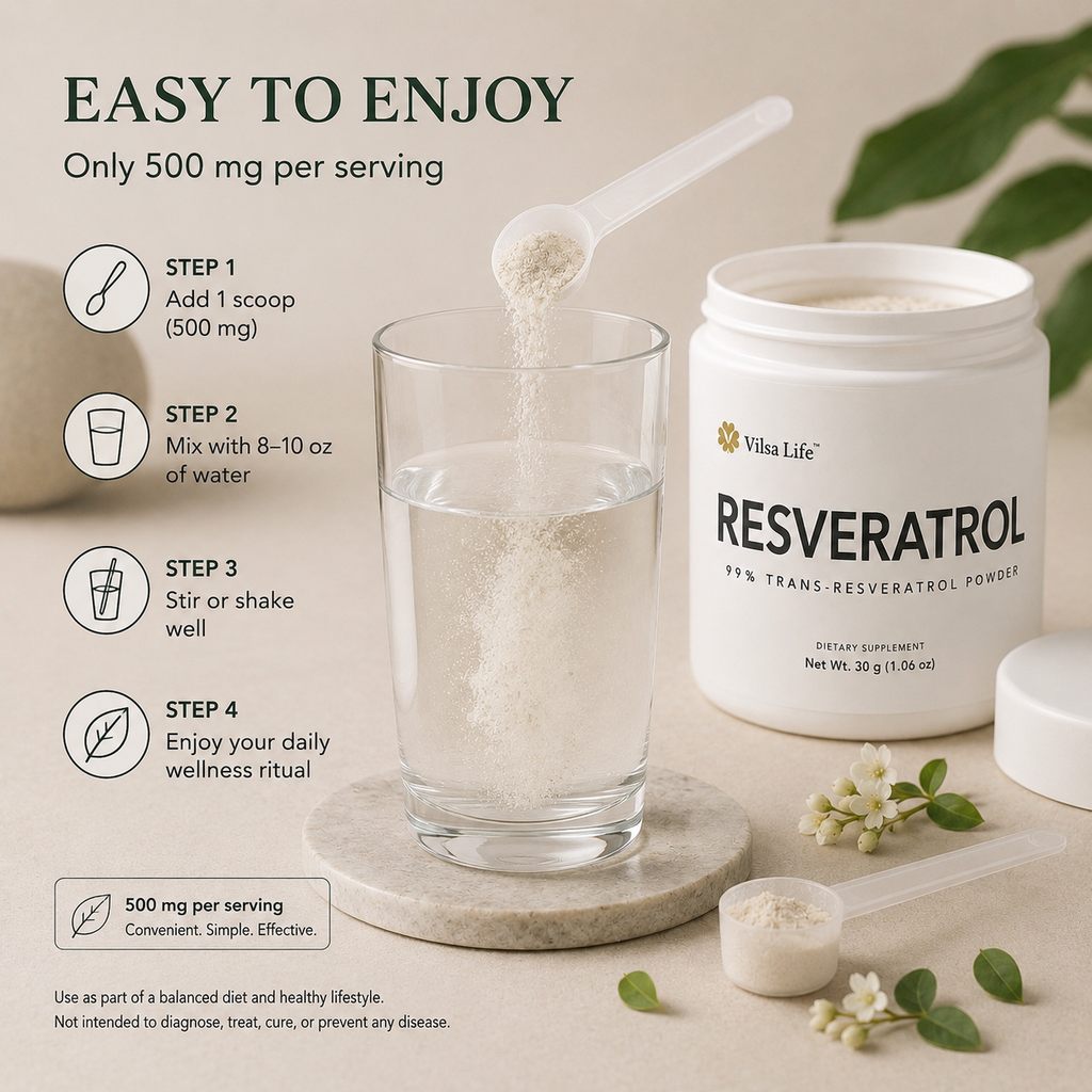 99% Trans-Resveratrol Powder-High-Purity Antioxidant & Healthy Aging Support