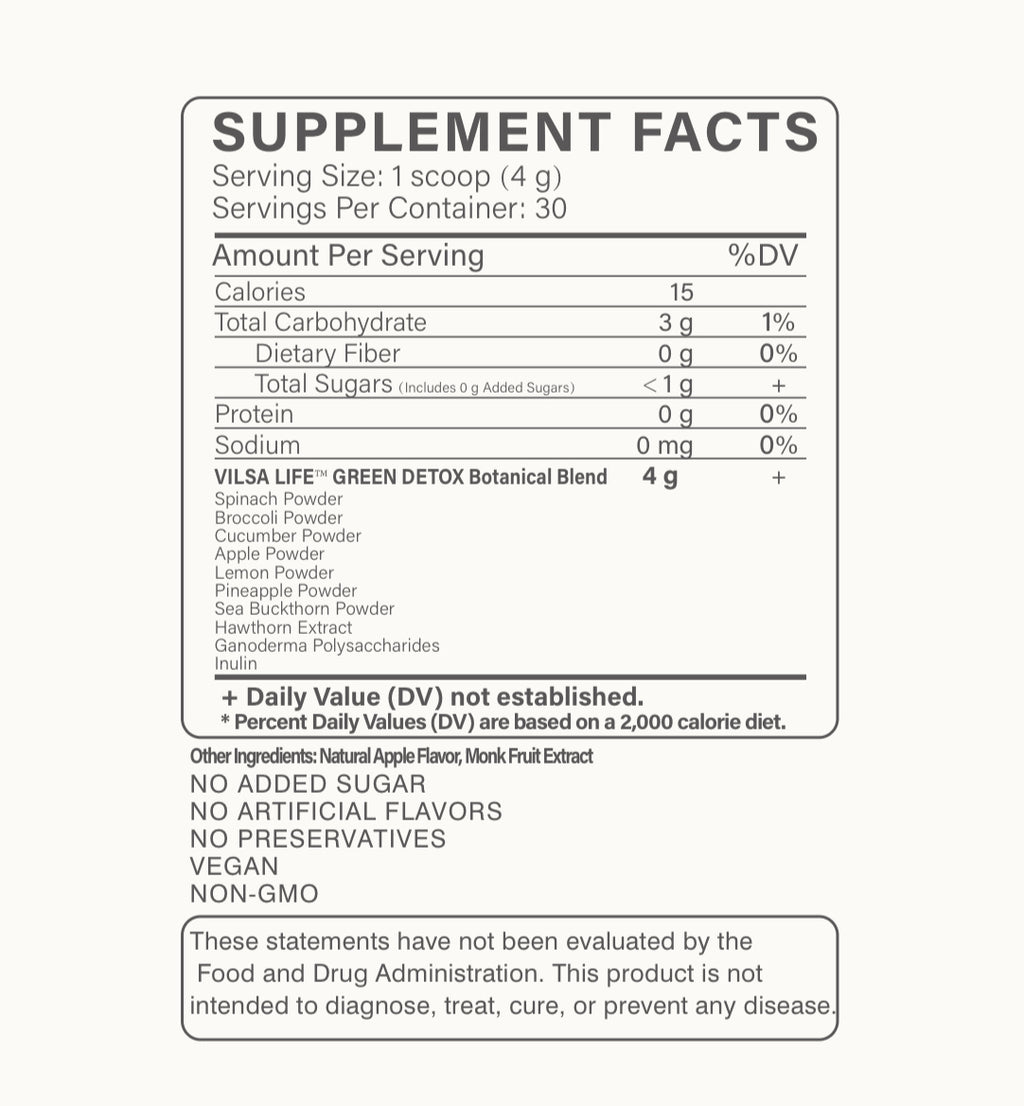 Vilsa Life ™Green-Daily Greens & Botanical Nutrition