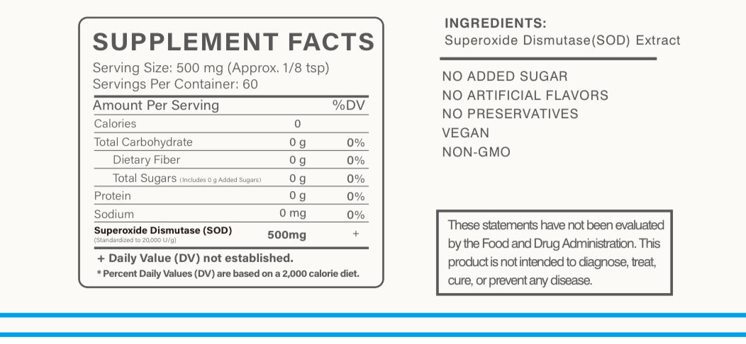 SOD-Antioxidant & Cellular Wellness Support
