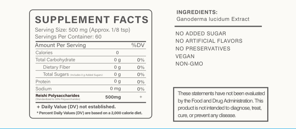 Reishi-Daily Immune & Wellness Support