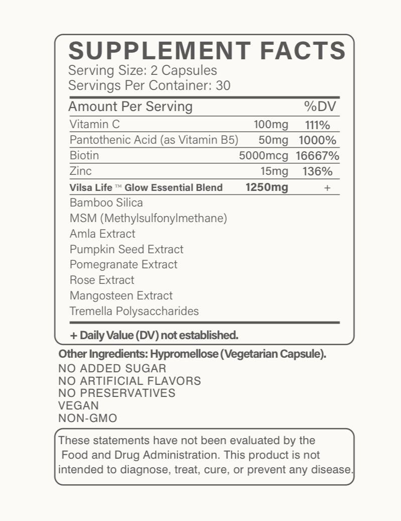 Glow-Daily Hair, Skin & Beauty Support