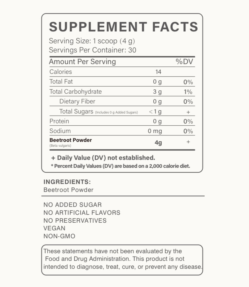 Beetroot Powder-Daily Energy, Circulation & Active Wellness Support