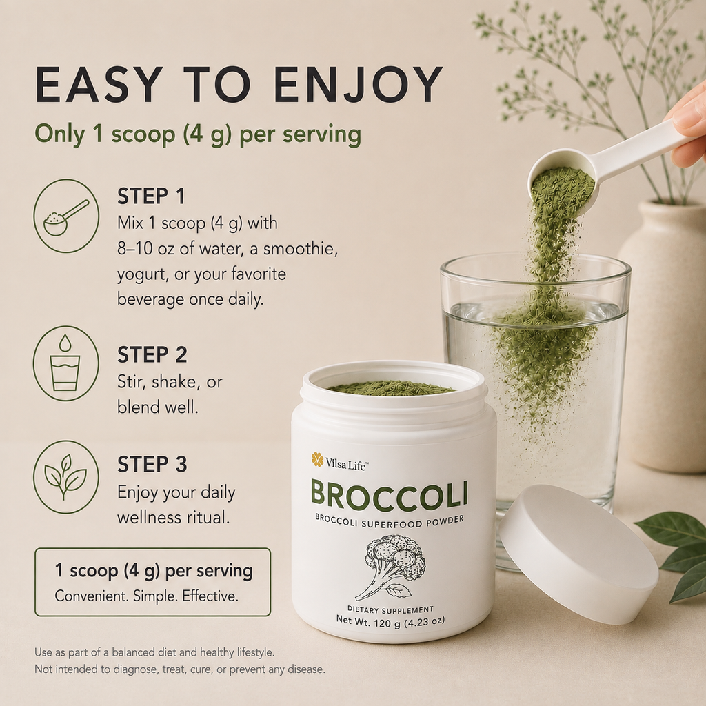 Broccoli Powder-Single-Ingredient Broccoli Superfood Powder
