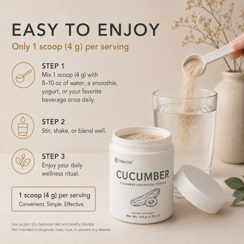 Cucumber Powder-Single-Ingredient Cucumber Superfood Powder