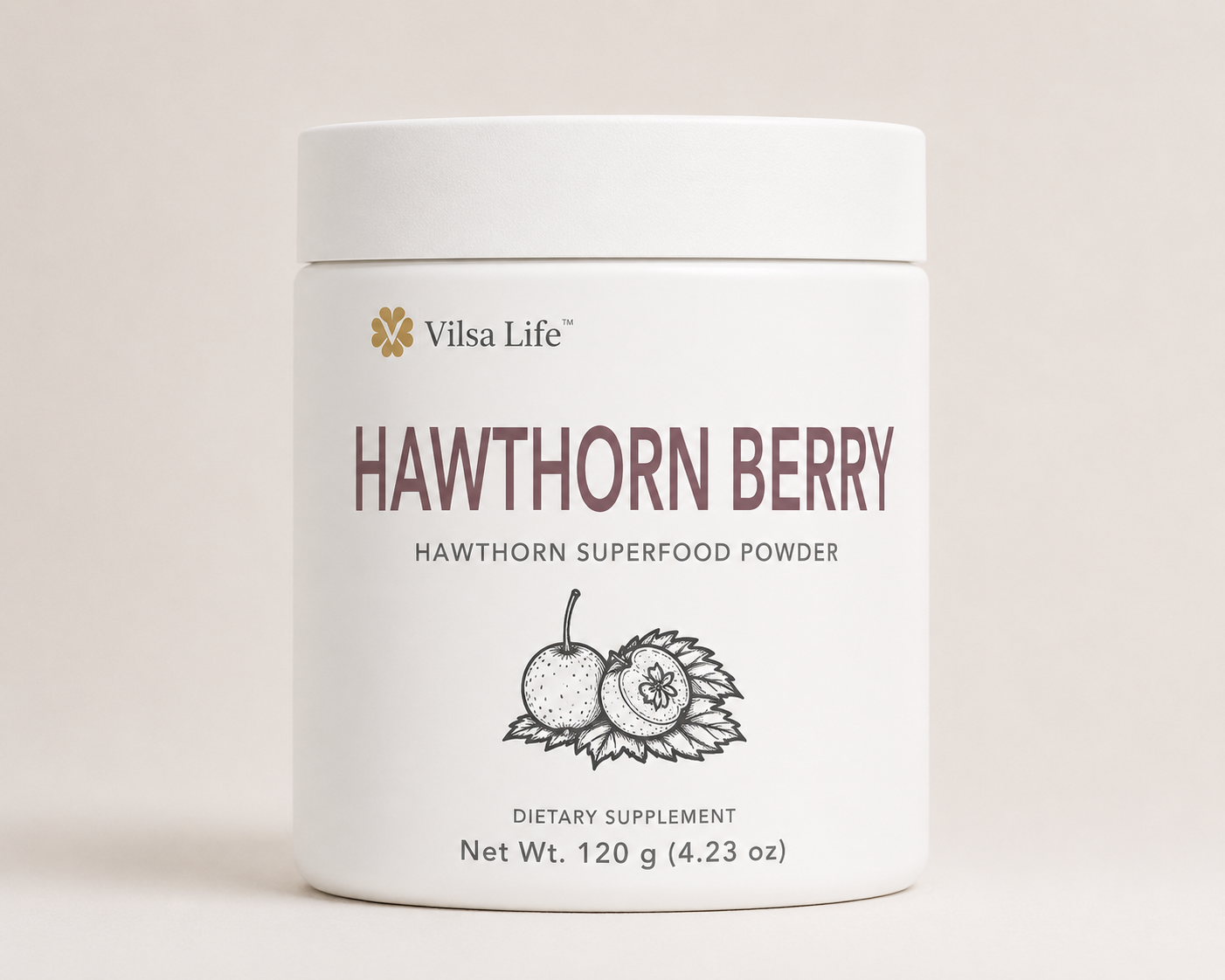 Hawthorn Berry Powder-Single-Ingredient Hawthorn Berry Superfood Powder