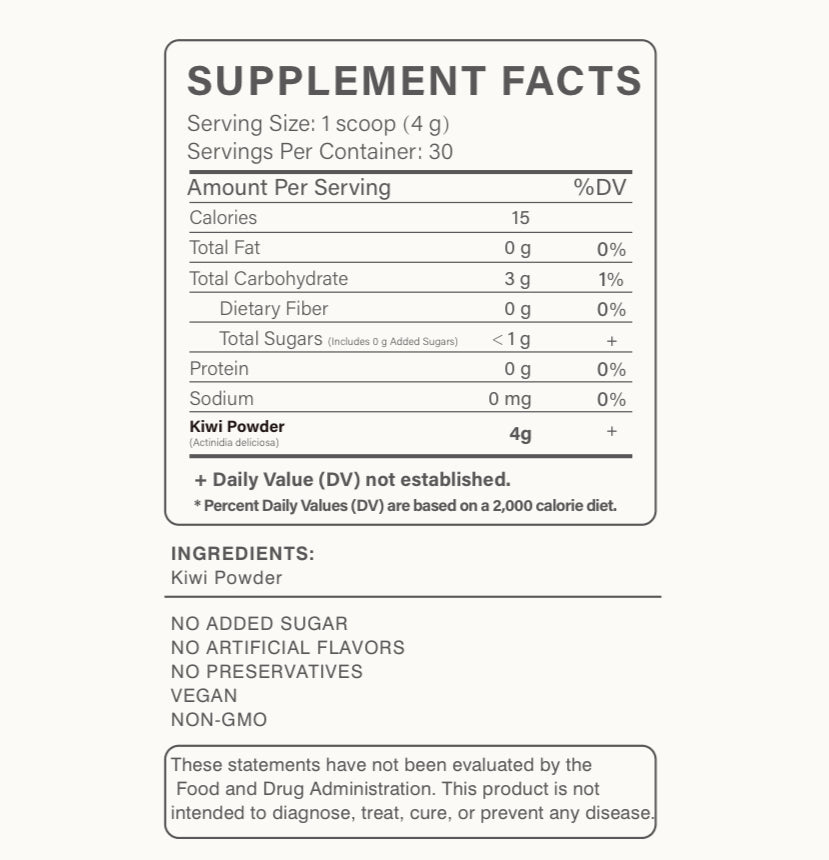 Kiwi Powder-Single-Ingredient Kiwi Superfood Powder