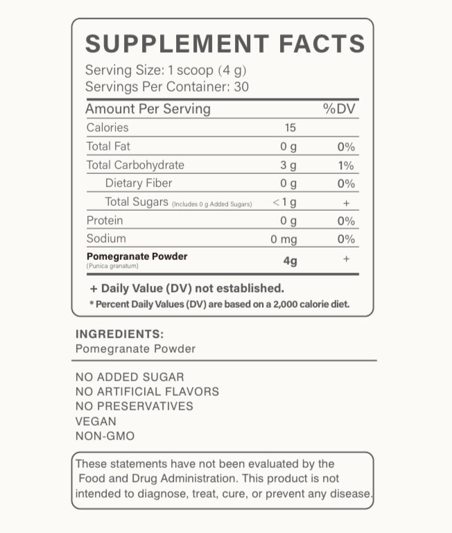 Pomegranate Powder-Single-Ingredient Pomegranate Superfood Powder