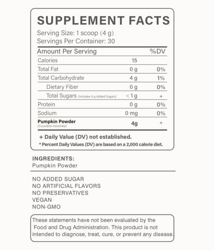Pumpkin Powder-Single-Ingredient Pumpkin Superfood Powder