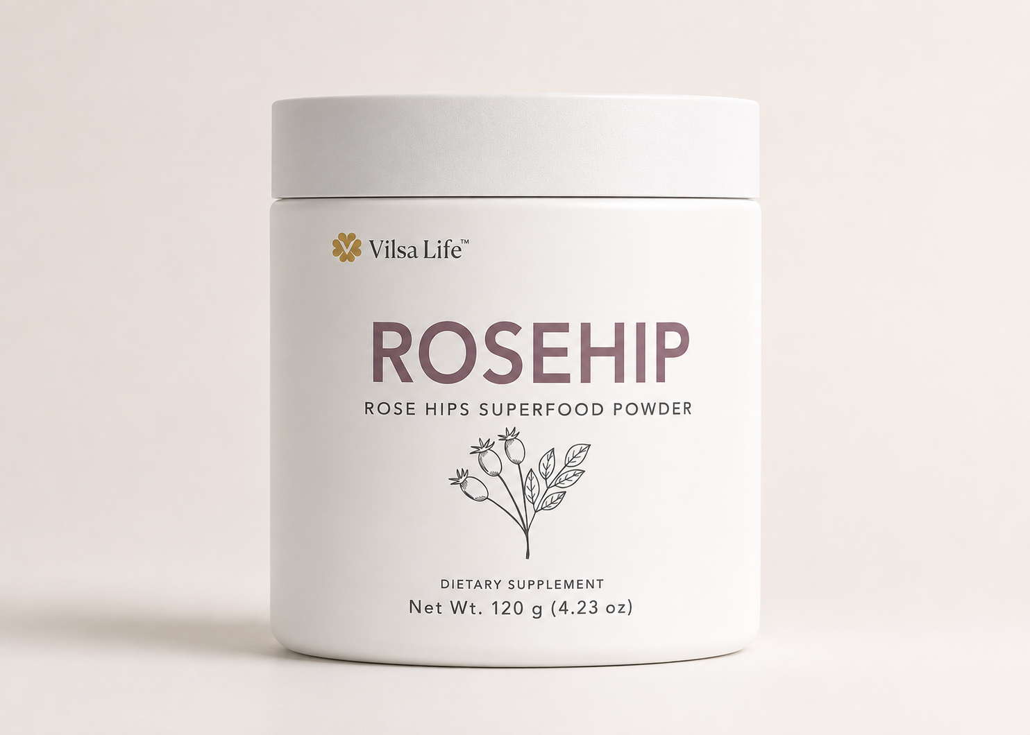 Rose Hips Powder-Single-Ingredient Rose Hips Powder for Daily Antioxidant Wellness