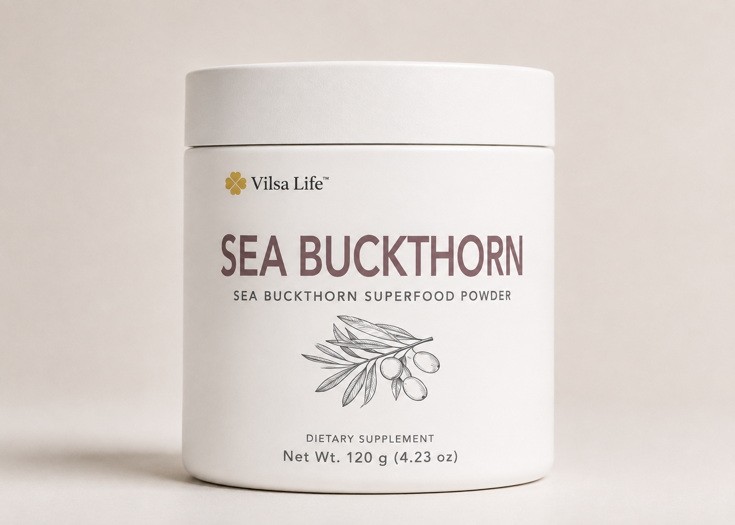 Sea Buckthorn Powder-Single-Ingredient Sea Buckthorn Superfood Powder
