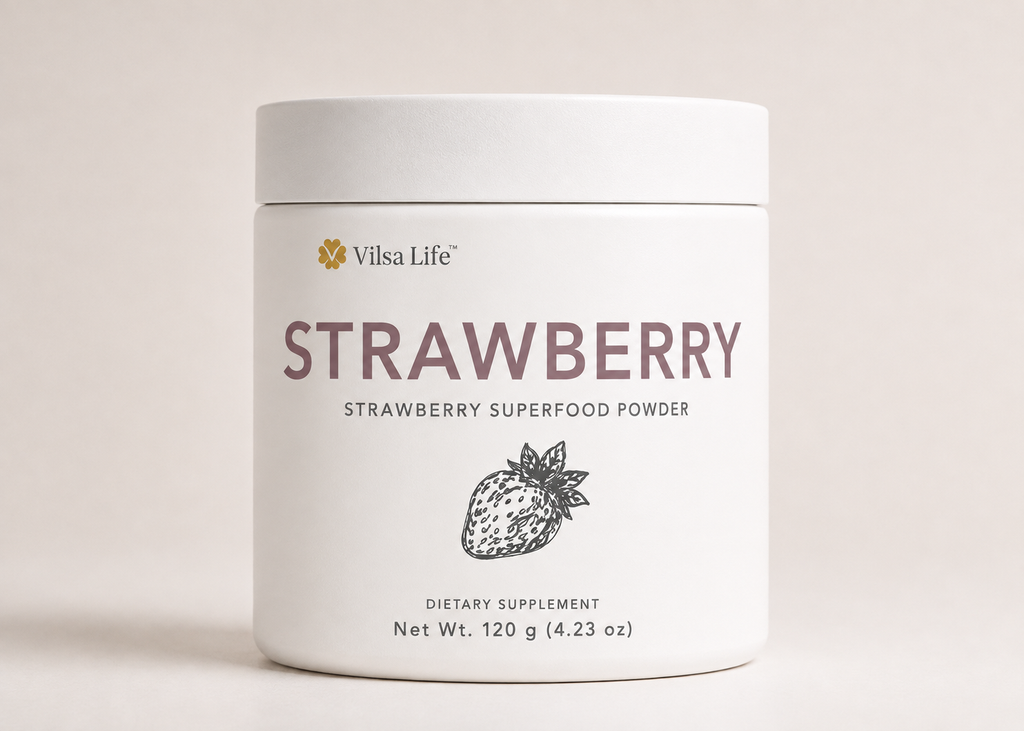 Strawberry Superfood Powder-Single-Ingredient Strawberry Fruit Powder
